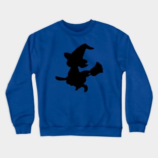 Purple Witch Sillhouette Crewneck Sweatshirt